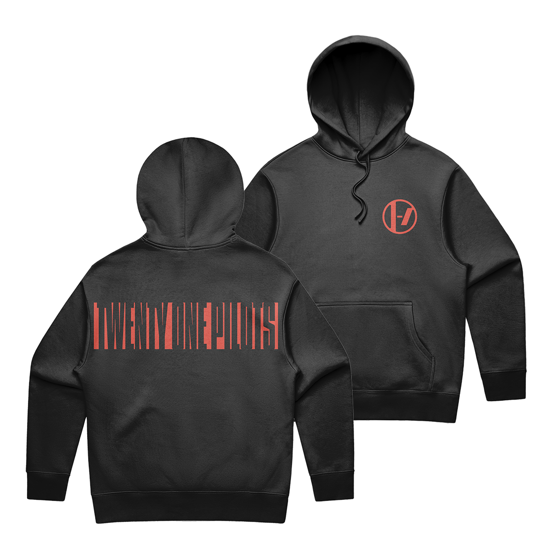 LOGO BACKBLOCK HOODIE Twenty One Pilots Official Store